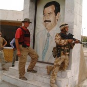 2003 Apr - Basra after entering Iraq with British troops after the US-led coalition to oust Saddam Hussein